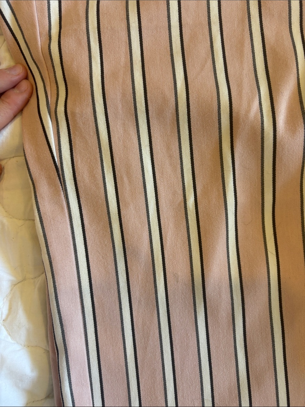Tristan Pink Striped Wide-Leg Pants - Picture 7 of 8